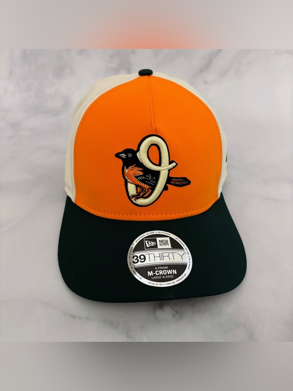 New Era Baltimore Orioles 2026 City Connect 39Thirty A FrameM Crown L/XL NWT